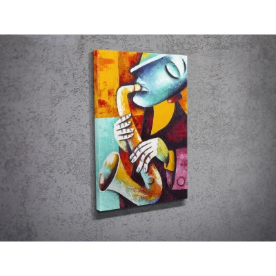 Obraz na plátně SAXOFONISTA 30 x 40 cm