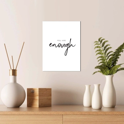 Obraz na MDF YOU ARE ENOUGH 30 x 40 cm