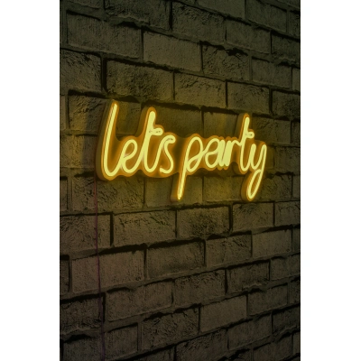 Dekorativní LED osvětlení žluté LET´S PARTY