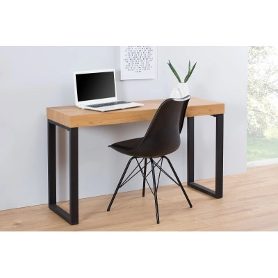 Estila Designový moderní pracovní stůl 120cm černá / dub