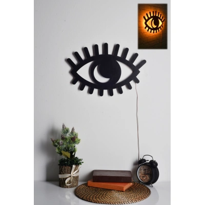 Nástěnná dekorace s LED podsvícením EVIL EYE