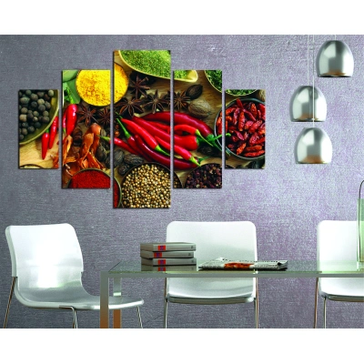 Sada nástěnných obrazů CHILLI 92 cm MDF